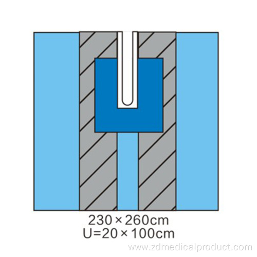 Efficient Adhesive Split Sheet Surgical Drapes